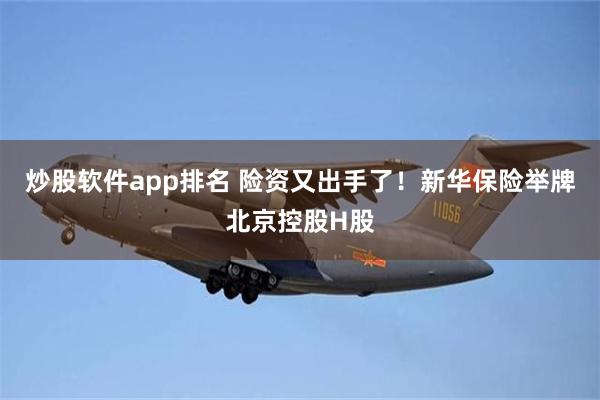 炒股软件app排名 险资又出手了！新华保险举牌北京控股H股
